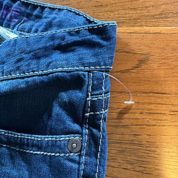 NWOT Cruel Denim‎ Blake Women's Blue Distressed Straight Leg Jeans Size 28 5R - Picture 11 of 11